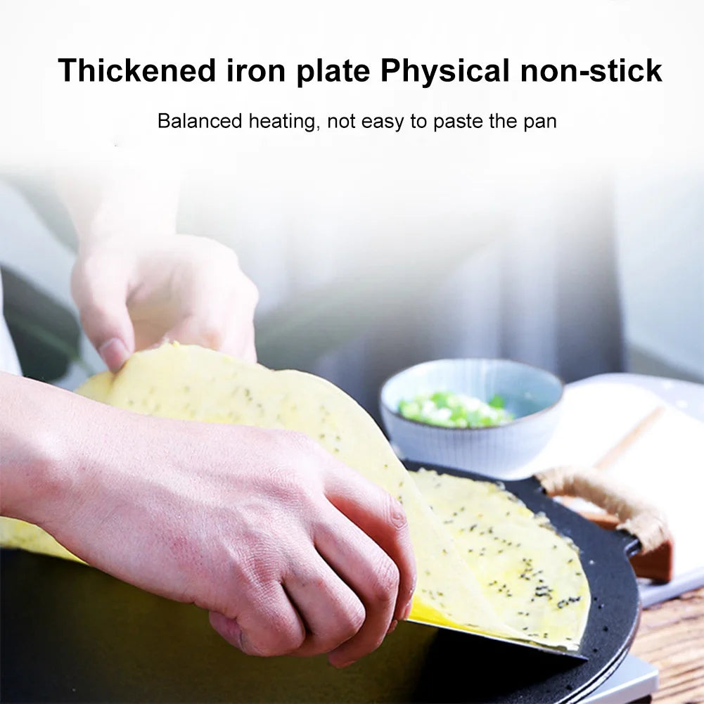 Grill Pan with Handle Non Stick Cast Iron