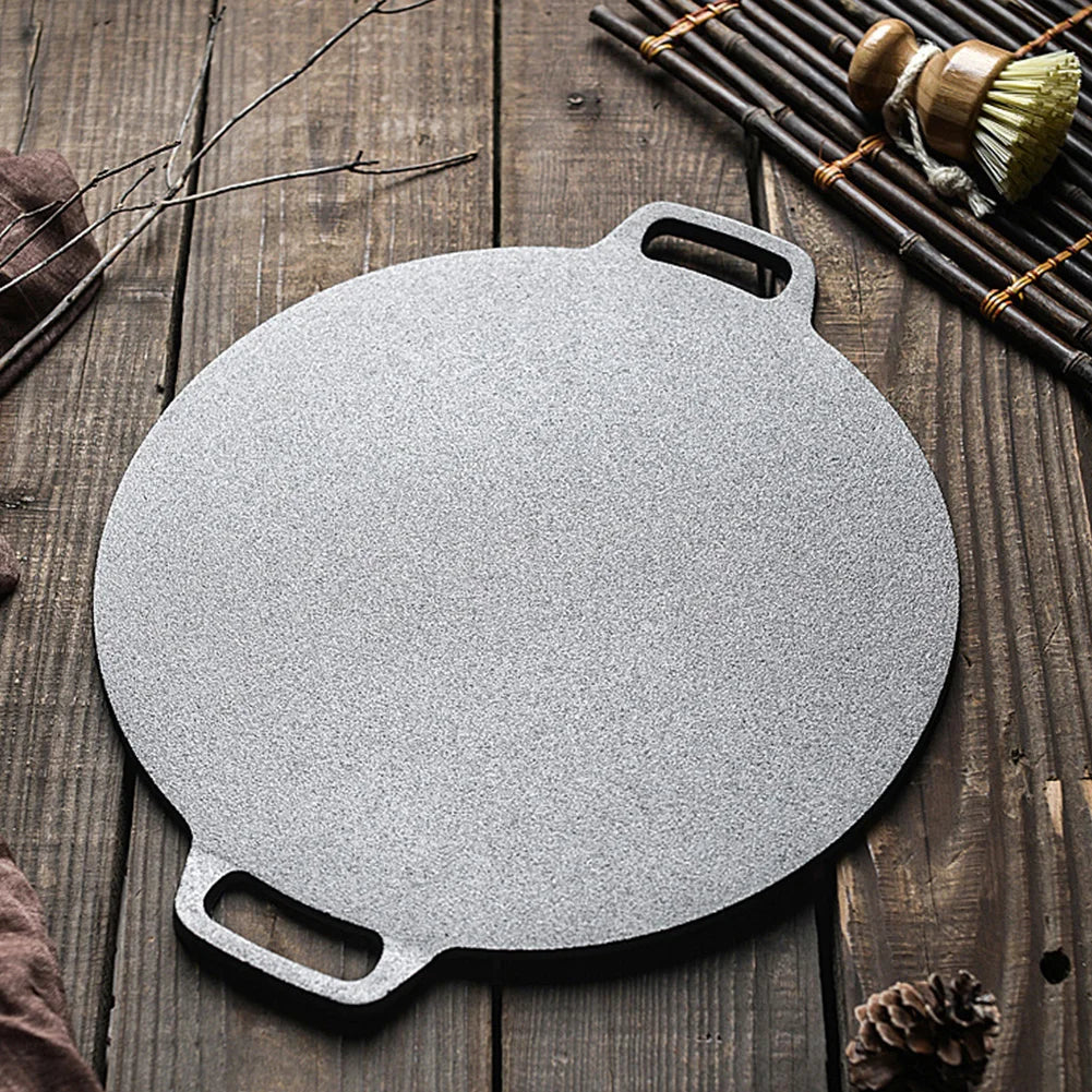 Grill Pan with Handle Non Stick Cast Iron