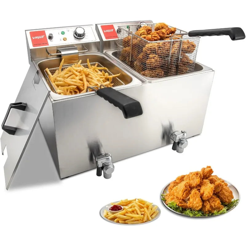 Large Capacity Stainless Steel Countertop Kitchen Frying Machine