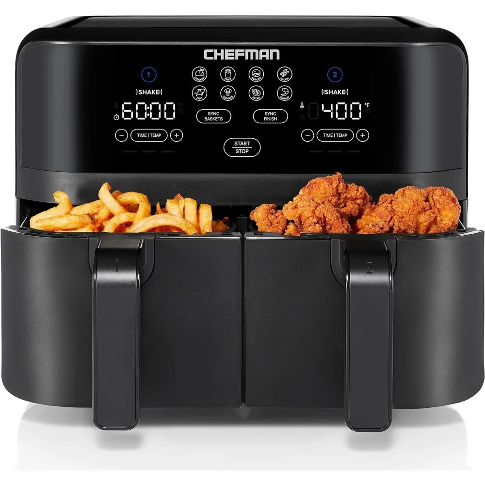 Maximize The Healthiest Meals With Double Basket Capacity Air Fryer