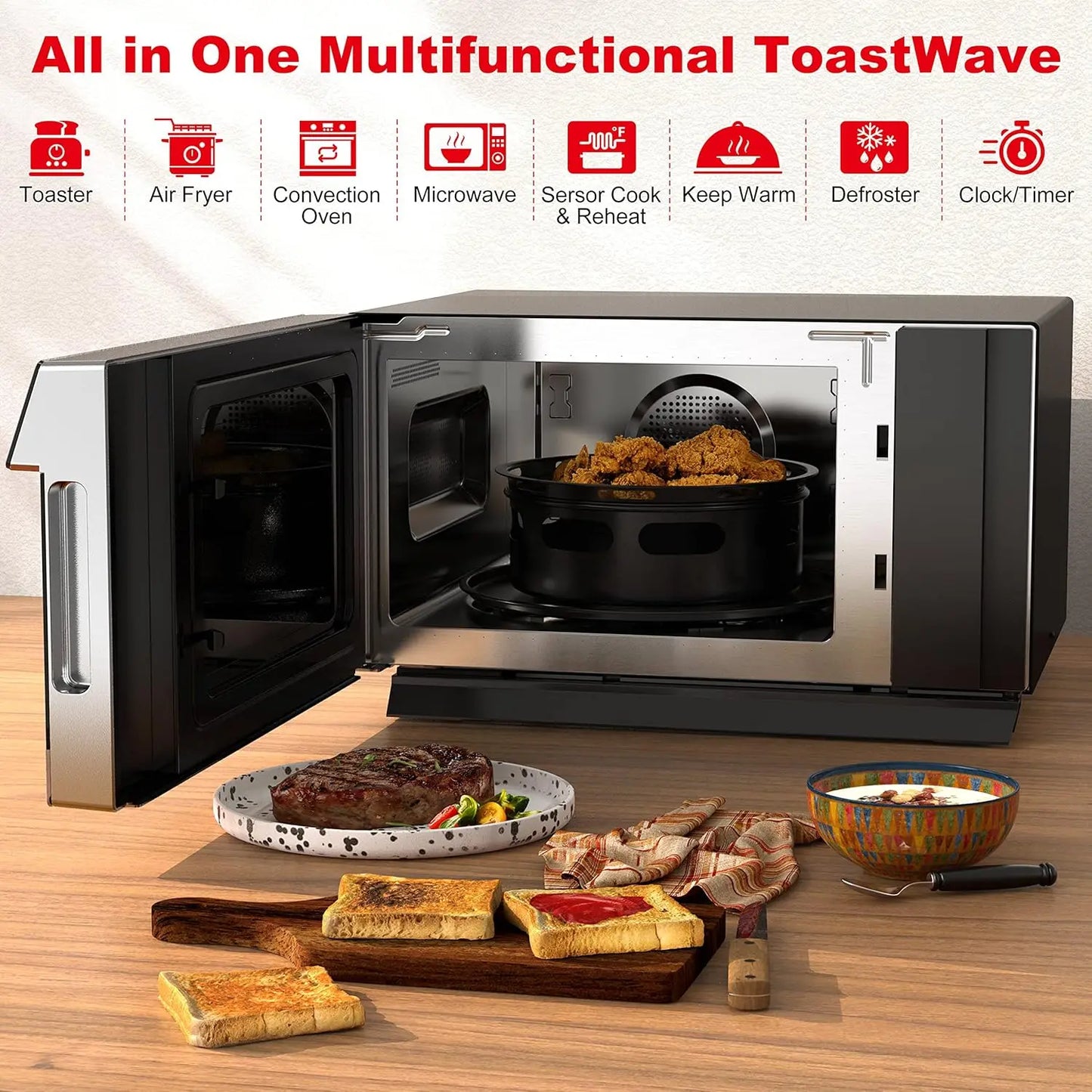 Toast Wave  Convection, Microwave